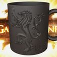 3.2.jpg STL file Game Of Thrones Lannister Coffee Mug・3D printer model to download
