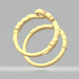 5.png Golden Hoop Ring - Monkey King - Sun Wukong 3D print model