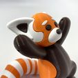 Climbing-Red-Panda-07.jpg 3D file Climbing Red Panda Toy・3D printing template to download