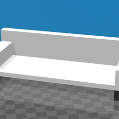 lounge-triple-seater-couch.png OBJ file Lounge triple seater couch: doll furniture・3D printing idea to download