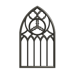 Ventanal-Gotico-1.png Gothic Window 3 Set - 1/12 Scale