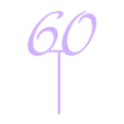 60 Geburtstag.stl 60 Birthday