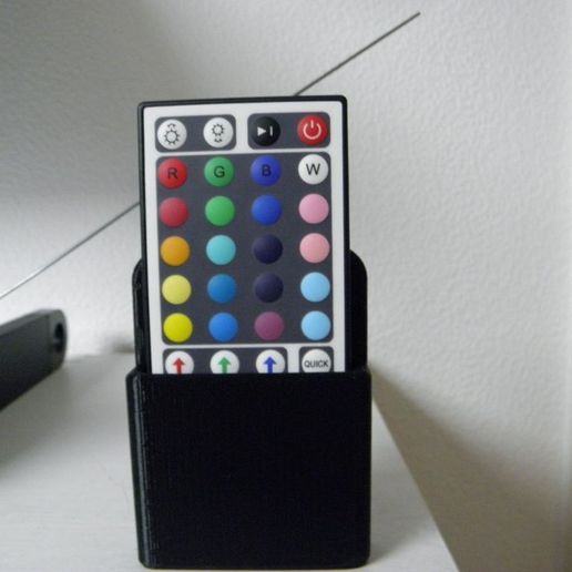Remote control LED strip holder