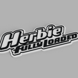 1.png Herbie Fully Loaded - Herbie Fully Loaded - Herbie Fully Loaded - Pelicula Logo Cuadro Pared