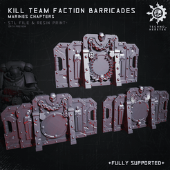 kt-bar-marine1.png Space Marines Faction Barricade for Kill team