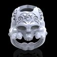 2.jpg Skull ring skeleton jewelry 3D print model