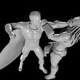 2_00000.jpg Superman VS Predator Statuette