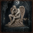 portada.png Lucifer Sculpture  for 3D print