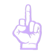 CE3PRO_Fuckfinger v1.stl decor middle finger