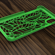 Case Iphone X leaf motif 2.png Case Iphone X/XS leaf motif