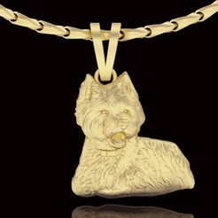 keyshot-jewelry-scene-setup-set-3.10603.jpg STL file Dog pendant・3D print model to download