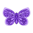 044.stl Several butterfly sizes and body
