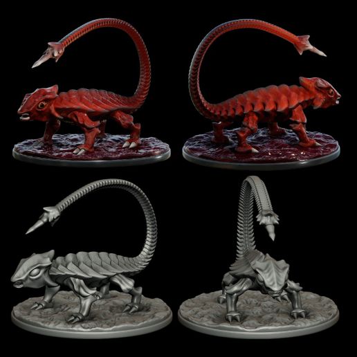 Agascorpion-statue-1.jpg Agascorpion hell monster statue fantasy agama / Scorpio POSE 1
