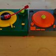 decks-1.jpg Record player, Amp & Mixer.  playset / secret draws