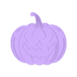 pumpkin_03.stl Magnetic Halloween Jack-o'-lantern Coaster Set