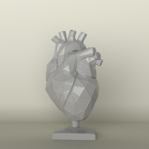 ghhg.png Coeur décoratif minimaliste - Modèle 3D pour impression