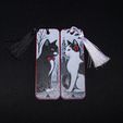IMG_0359.jpg Romantic Cat Couple - Hueforge Bookmarks - 2