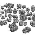 Assem2.JPG Geometrical space debris and asteroids 3D print model