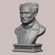 09.jpg Arthur Schopenhauer 3D printable sculpture 3D print model