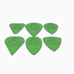 Screenshot-2023-06-22-at-3.51.06-PM.png Fichier STL Collection de médiators de guitare recyclés・Plan à imprimer en 3D à télécharger