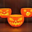 mad-pumpkin-0.jpg Two angry and one surprised Halloween pumpkins (candle holder, plant base, and candy bowl)