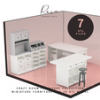 Craft-Room-Furniture-Collection_Miniature-2.png Open Storage Cabinet  | MINIATURE CRAFTER SEWING ROOM FURNITURE