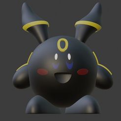 7 me AL Datei STL Inspiriert von Umbreon und Kirby・Modell für 3D-Druck zum herunterladen