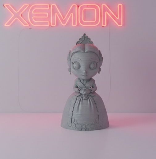 Mini Fallera Figure - Ninot de Colección