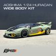 Huracan-Wide-Body-1.jpg Aoshima 1/24 Lamborghini Huracan LP610 Fighter Jet Inspired Wide Body Kit