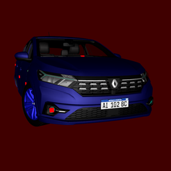 STL file Spacer trunk - Dacia Sandero 3 🦷・3D printer design to