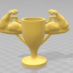 Muscle_trophy.JPG Archivo STL gratis Muscle Trophy・Diseño por impresión en 3D para descargar