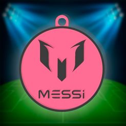 llavero-messi.jpg Messi Logo Keychain