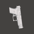 482.png Glock 48 Real Size 3D Gun Mold