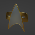 DS9_VOY_Combadge.png Star Trek Deep Space 9, Voyager Com badge