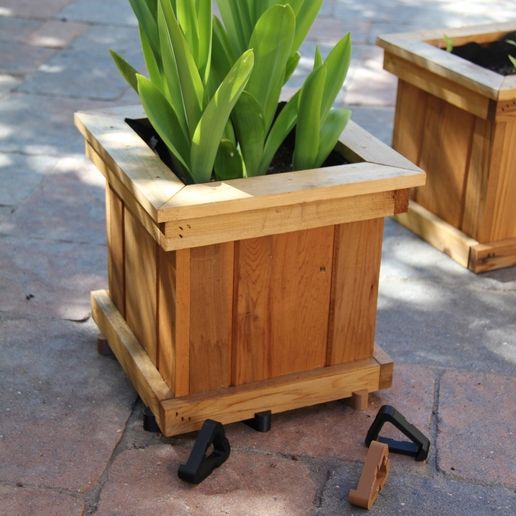 Plant Pot FeetFree STL File for Cults