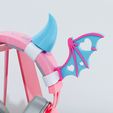 IMG_9306.jpg BUNDLE Devil Horns Succubus Wings Auriculares / Adaptador para auriculares / Accesorio