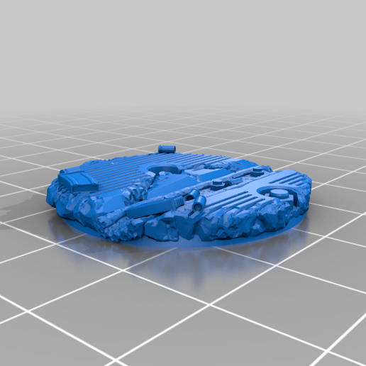 32mm-Base_Topper_Remix-Urban-05.png Free STL file War Gaming Base Toppers・3D printer design to download, Mazer