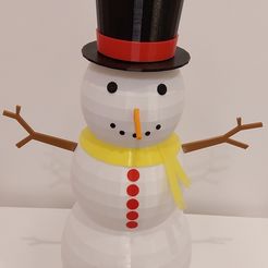 Fast-Print Giant Snowman Christmas Decoration (Vase Mode)