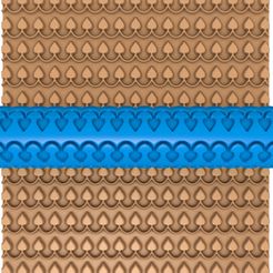 55454545.jpg Fichier 3D Rouleau d'argile à motifs grecs / rouleau de poterie / rouleau d'argile à motifs aztèques / imprimeur de motifs ethniques・Design pour imprimante 3D à télécharger