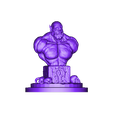 ORK_VRM_Unido_Completo_base_huesos_STL_preparado impresion.stl Garrosh Infernal Scream Bust