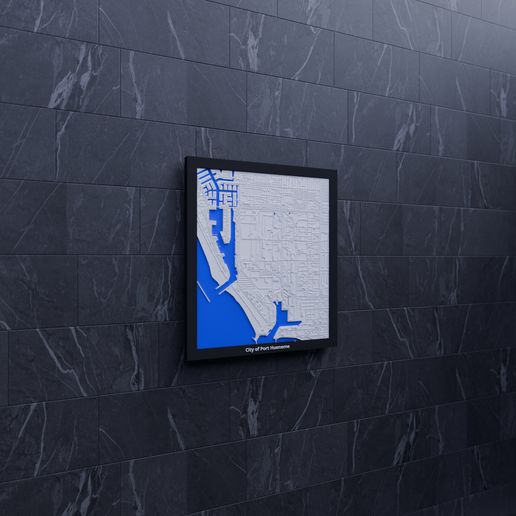 City of Port Hueneme, United States - 3D Miniature