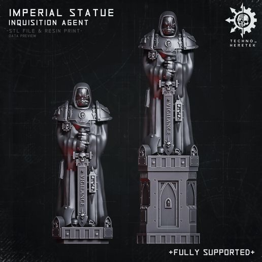 Imperial Statue - Inquisition Agent