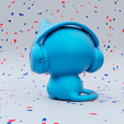 cat_music_3.png Unfazed music lover. Figurine.