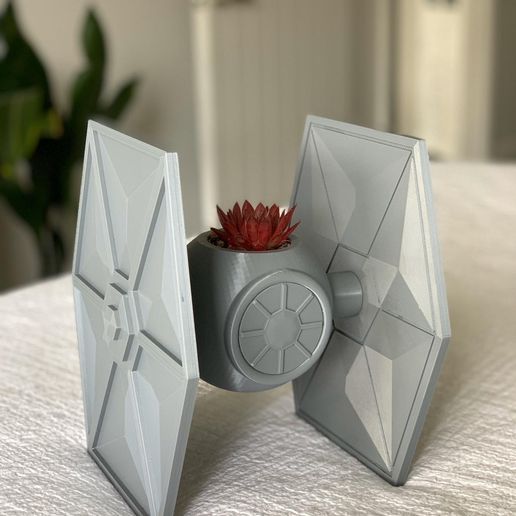 fdacc6ef-2218-4e07-8c5a-d86f138d1e5b (1).JPG TIE Fighter Planter / Star Wars