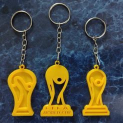 LLAVEROSX3-COPA-MUNDIAL-1.jpeg STL-Datei SET X3 Schlüsselanhänger / key ring FIFA WORLD CUP QATAR 2022・3D-druckbares Modell zum herunterladen