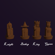 Chess Set.png Fantasy Human Custom Chess pieces
