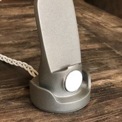 IMG_0199.jpg 3D file Apple Fanboy - Wireless Dock for iPhone + Apple Watch + AirPods・3D printer design to download