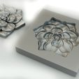 1.jpg Flower - silicone mold for 3D printer