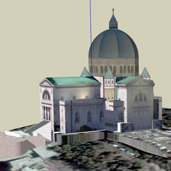 Saint-Joseph's-Oratory.png STL file SAINT JOSEPH'S ORATORY・Template to download and 3D print