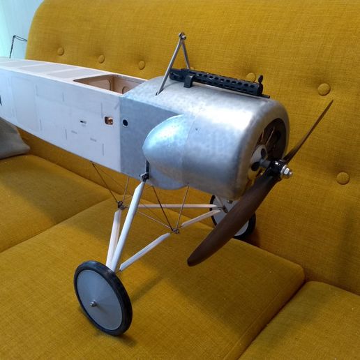 Wheels for 1/6 scale Fokker Eindecker - 3D model önizlemesi